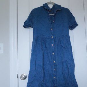 Zara Woman Denim Shirt Dress - Size M (US 8-10)